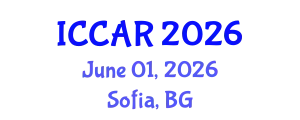 International Conference on Control, Automation and Robotics (ICCAR) June 01, 2026 - Sofia, Bulgaria