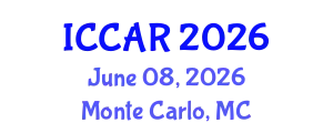 International Conference on Control, Automation and Robotics (ICCAR) June 08, 2026 - Monte Carlo, Monaco