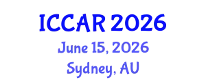 International Conference on Control, Automation and Robotics (ICCAR) June 15, 2026 - Sydney, Australia
