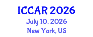 International Conference on Control, Automation and Robotics (ICCAR) July 10, 2026 - New York, United States