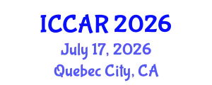 International Conference on Control, Automation and Robotics (ICCAR) July 17, 2026 - Quebec City, Canada