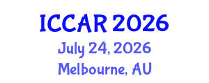 International Conference on Control, Automation and Robotics (ICCAR) July 24, 2026 - Melbourne, Australia