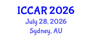 International Conference on Control, Automation and Robotics (ICCAR) July 28, 2026 - Sydney, Australia
