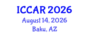 International Conference on Control, Automation and Robotics (ICCAR) August 14, 2026 - Baku, Azerbaijan
