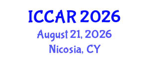 International Conference on Control, Automation and Robotics (ICCAR) August 21, 2026 - Nicosia, Cyprus