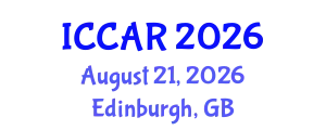 International Conference on Control, Automation and Robotics (ICCAR) August 21, 2026 - Edinburgh, United Kingdom