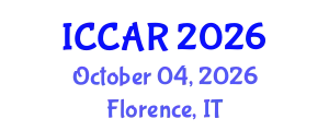 International Conference on Control, Automation and Robotics (ICCAR) October 04, 2026 - Florence, Italy