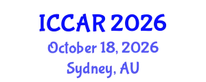International Conference on Control, Automation and Robotics (ICCAR) October 18, 2026 - Sydney, Australia