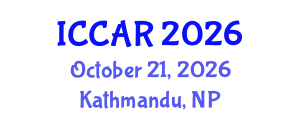 International Conference on Control, Automation and Robotics (ICCAR) October 21, 2026 - Kathmandu, Nepal