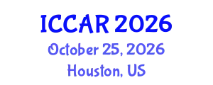 International Conference on Control, Automation and Robotics (ICCAR) October 25, 2026 - Houston, United States