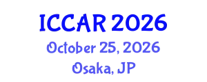 International Conference on Control, Automation and Robotics (ICCAR) October 25, 2026 - Osaka, Japan