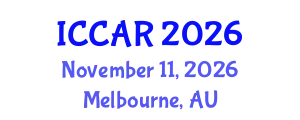 International Conference on Control, Automation and Robotics (ICCAR) November 11, 2026 - Melbourne, Australia