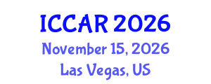 International Conference on Control, Automation and Robotics (ICCAR) November 15, 2026 - Las Vegas, United States