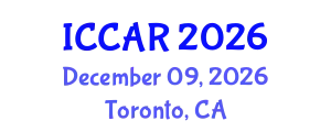 International Conference on Control, Automation and Robotics (ICCAR) December 09, 2026 - Toronto, Canada