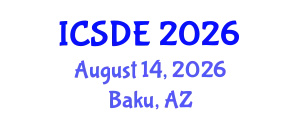 International Conference on Software and Data Engineering (ICSDE) August 14, 2026 - Baku, Azerbaijan