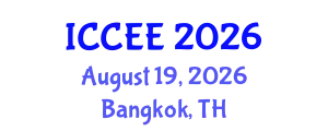 International Conference on Computer and Electrical Engineering (ICCEE) August 19, 2026 - Bangkok, Thailand
