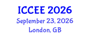 International Conference on Computer and Electrical Engineering (ICCEE) September 23, 2026 - London, United Kingdom