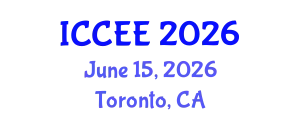 International Conference on Computer and Electrical Engineering (ICCEE) June 15, 2026 - Toronto, Canada