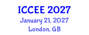 International Conference on Computer and Electrical Engineering (ICCEE) January 21, 2027 - London, United Kingdom