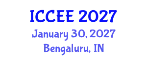 International Conference on Computer and Electrical Engineering (ICCEE) January 30, 2027 - Bengaluru, India