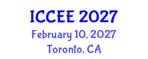 International Conference on Computer and Electrical Engineering (ICCEE) February 10, 2027 - Toronto, Canada