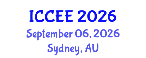 International Conference on Computer and Electrical Engineering (ICCEE) September 06, 2026 - Sydney, Australia