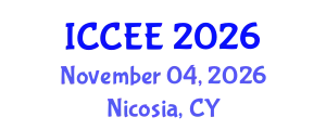 International Conference on Computer and Electrical Engineering (ICCEE) November 04, 2026 - Nicosia, Cyprus