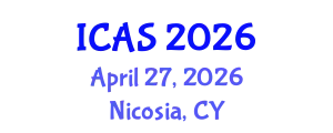 International Conference on Archaeological Sciences (ICAS) April 27, 2026 - Nicosia, Cyprus