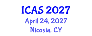 International Conference on Archaeological Sciences (ICAS) April 24, 2027 - Nicosia, Cyprus
