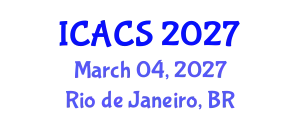 International Conference on Architecture, Culture and Spirituality (ICACS) March 04, 2027 - Rio de Janeiro, Brazil