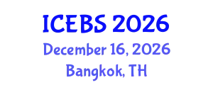 International Conference on Education and Behavioral Sciences (ICEBS) December 16, 2026 - Bangkok, Thailand