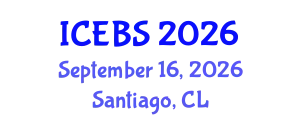 International Conference on Education and Behavioral Sciences (ICEBS) September 16, 2026 - Santiago, Chile
