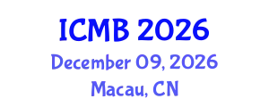 International Conference on Microbiology and Biotechnology (ICMB) December 09, 2026 - Macau, China