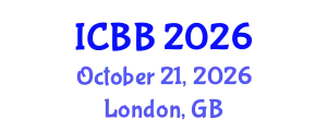 International Conference on Bioinformatics and Biomedicine (ICBB) October 21, 2026 - London, United Kingdom