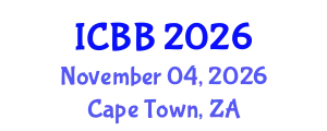 International Conference on Bioinformatics and Biomedicine (ICBB) November 04, 2026 - Cape Town, South Africa