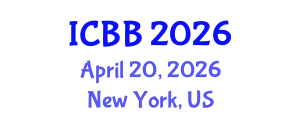 International Conference on Bioinformatics and Biomedicine (ICBB) April 20, 2026 - New York, United States