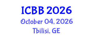 International Conference on Bioinformatics and Biomedicine (ICBB) October 04, 2026 - Tbilisi, Georgia