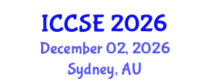 International Conference on Computer and Software Engineering (ICCSE) December 02, 2026 - Sydney, Australia