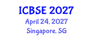 International Conference on Biomedical Science and Engineering (ICBSE) April 24, 2027 - Singapore, Singapore