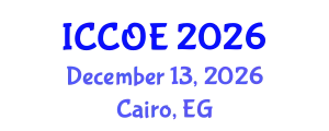 International Conference on Coastal and Ocean Engineering (ICCOE) December 13, 2026 - Cairo, Egypt