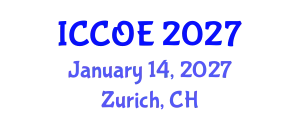 International Conference on Coastal and Ocean Engineering (ICCOE) January 14, 2027 - Zurich, Switzerland