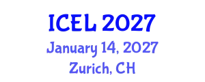 International Conference on e-Learning (ICEL) January 14, 2027 - Zurich, Switzerland