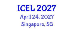 International Conference on e-Learning (ICEL) April 24, 2027 - Singapore, Singapore