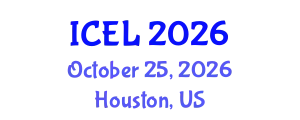 International Conference on e-Learning (ICEL) October 25, 2026 - Houston, United States