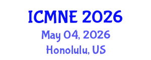 International Conference on Marine and Naval Engineering (ICMNE) May 04, 2026 - Honolulu, United States