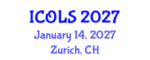 International Conference on Optics, Lasers and Spectroscopy (ICOLS) January 14, 2027 - Zurich, Switzerland