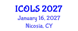 International Conference on Optics, Lasers and Spectroscopy (ICOLS) January 16, 2027 - Nicosia, Cyprus