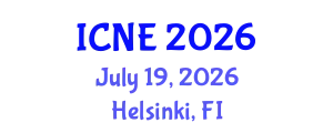International Conference on Nuclear Engineering (ICNE) July 19, 2026 - Helsinki, Finland