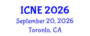 International Conference on Nuclear Engineering (ICNE) September 20, 2026 - Toronto, Canada