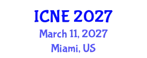 International Conference on Nuclear Engineering (ICNE) March 11, 2027 - Miami, United States